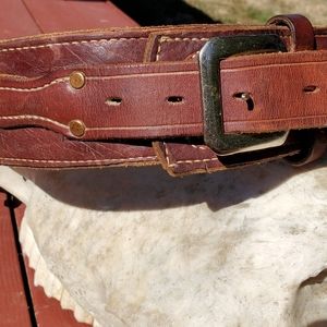Vintage Western Style, LeatherGun Belt (Belt Only)